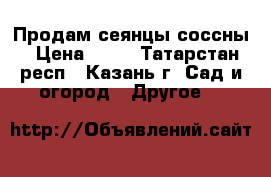 Продам сеянцы соссны › Цена ­ 50 - Татарстан респ., Казань г. Сад и огород » Другое   